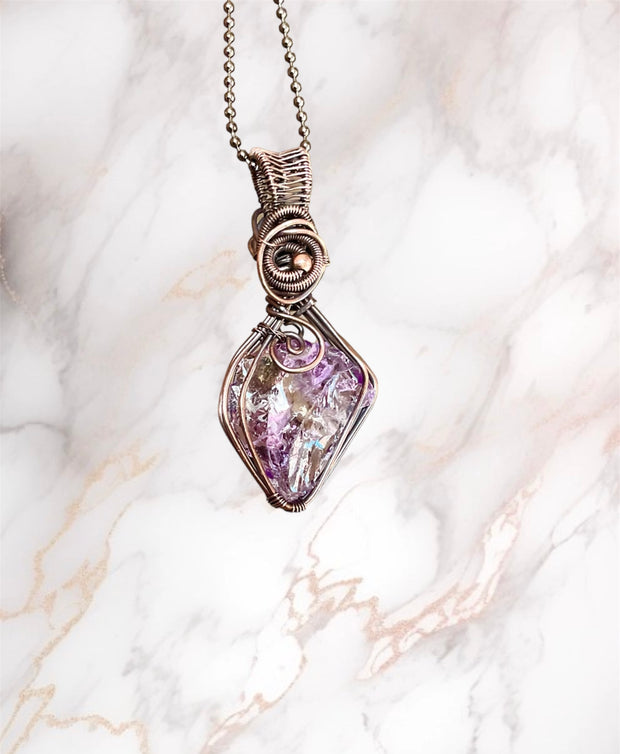 Ametrine Wire Wrapped Pendants