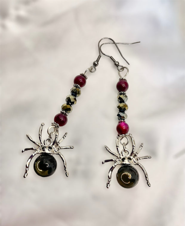 Halloween Spider Earrings