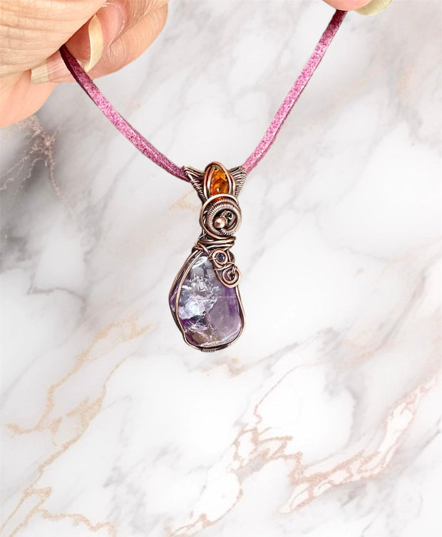 Ametrine Wire Wrapped Pendants