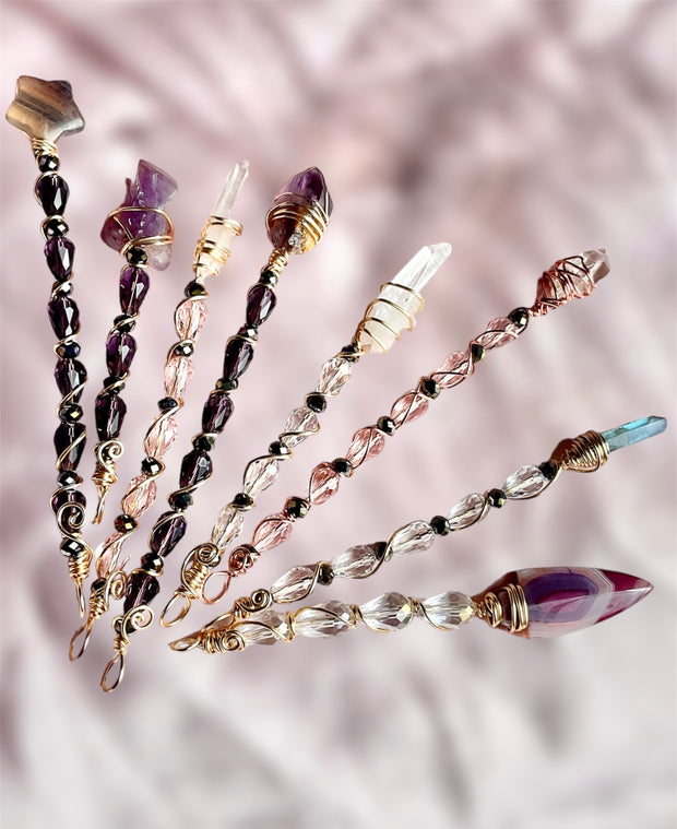 Mini Crystal Magic Wands/Pendants