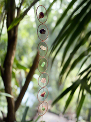 7 Chakra Raw Crystal Wall Hanging