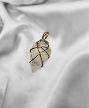 Clear Quartz Arrow Point Wire Wrapped Pendant