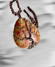 Cherry Creek Jasper Wire Wrapped Tree Of Life Pendant