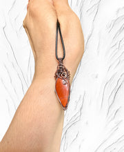 Red Jasper Wire Wrapped Pendant