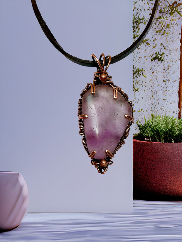 Lavender Amethyst Pendant