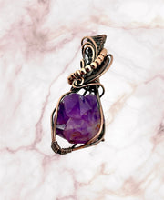 Amethyst Wire Wrapped Pendant