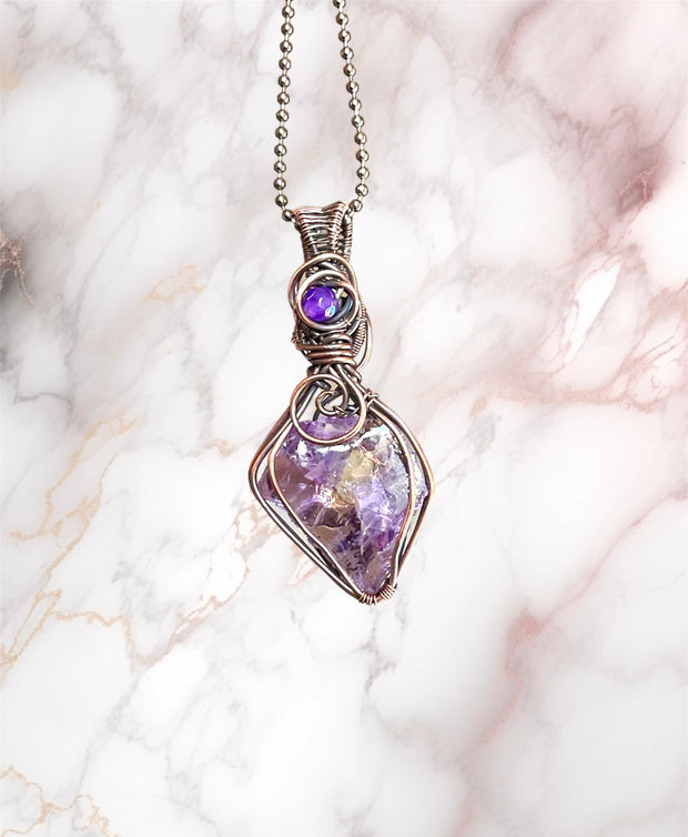 Ametrine Wire Wrapped Pendants