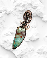 Red & Blue Larimar Pendant