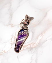 Amethyst Wire Wrapped Pendants