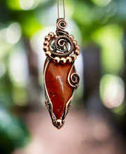 Red Jasper Wire Wrapped Pendant