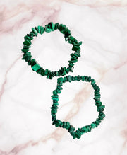 Malachite Chip Bracelet