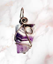 Amethyst Tumbled Polished Points Pendants