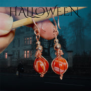 Halloween Pumpkin Earrings