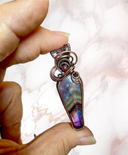 Amethyst Wire Wrapped Pendants