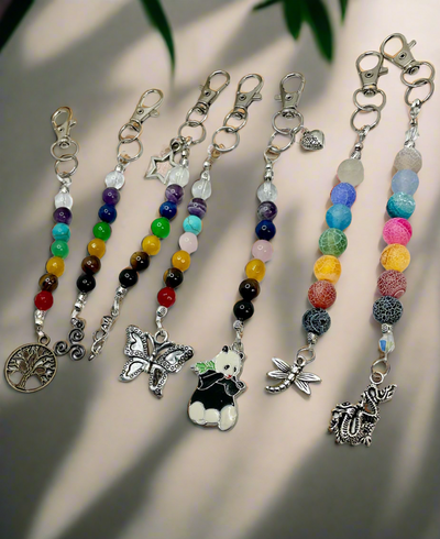 Chakra Charm/Keyring/Bag/Belt Clip On