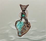 Larimar Mini Pendants