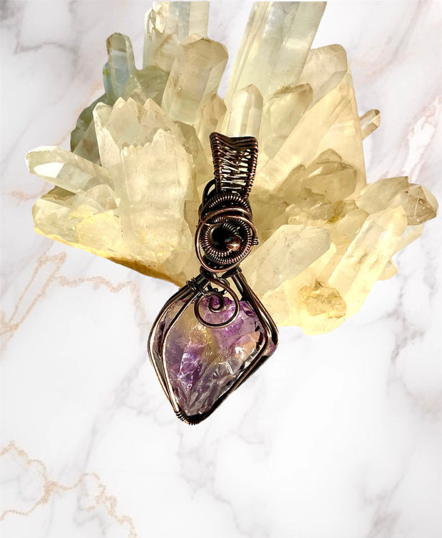 Ametrine Wire Wrapped Pendants