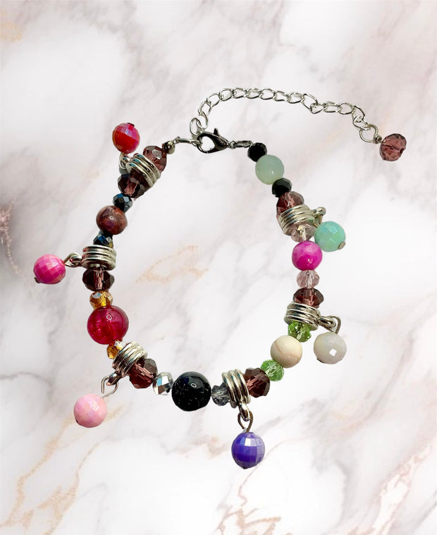 Crystal Charm Bracelet