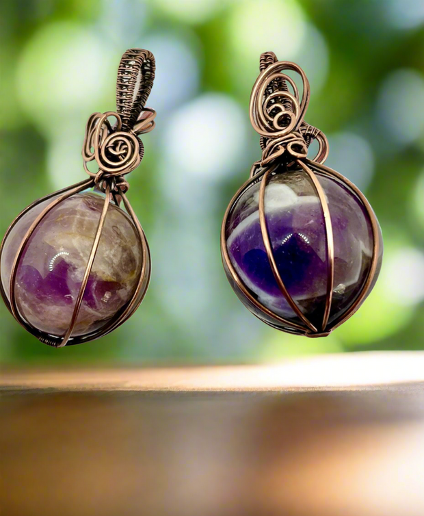 Amethyst Sphere Pendant