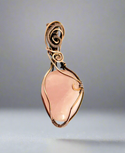 Rose Quartz Wire Wrapped Pendant