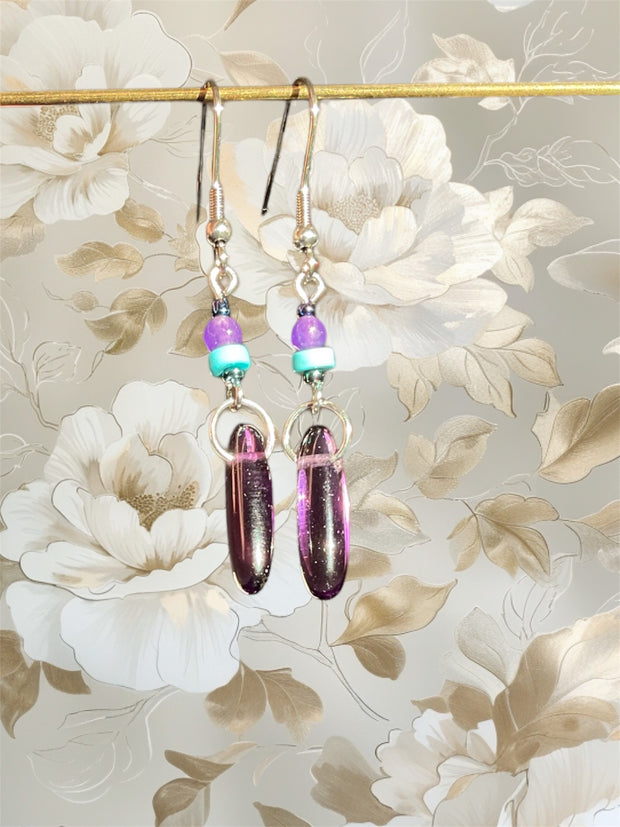 Amethyst Dangle Earrings