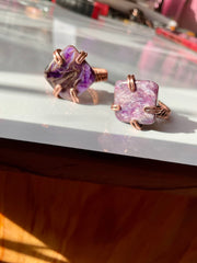 Charoite Handcrafted Ring