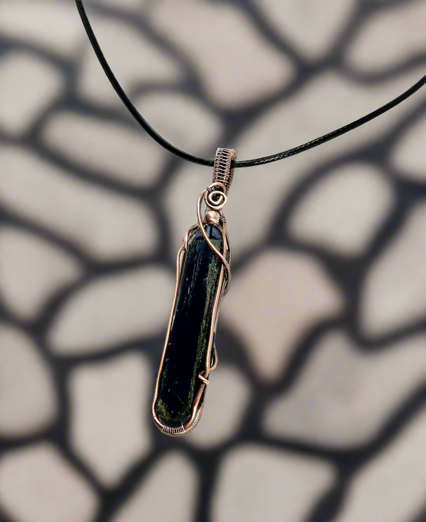 Black Tourmaline Wire Wrapped Point