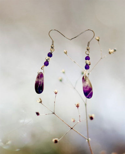 Amethyst Dangle Earrings