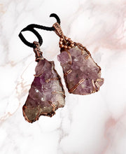 Amethyst Cluster Pendants