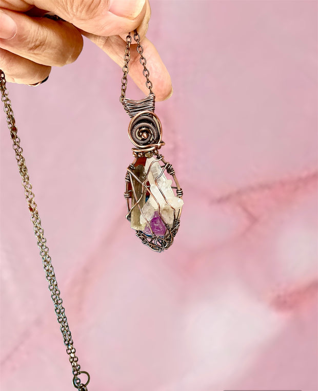 Triple Protection Crystal Pendant