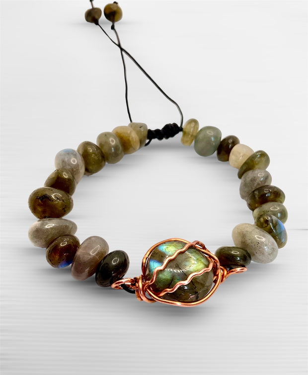 Labradorite Handcrafted Bracelet