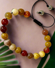 Mookaite Jasper Handmade Adjustable Bracelet