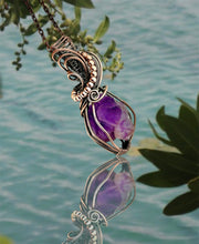 Amethyst Wire Wrapped Pendant