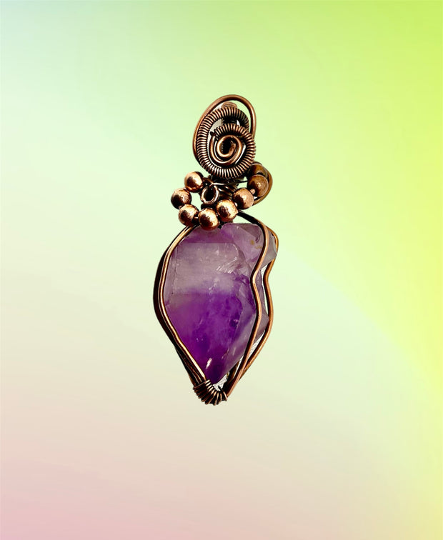 Amethyst Natural Points Pendants