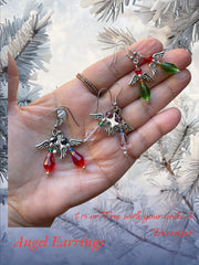 Angel Christmas Earrings