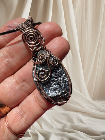 Elite Shungite Wire Wrapped Pendant