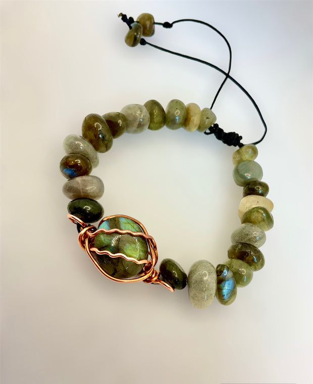 Labradorite Handcrafted Bracelet