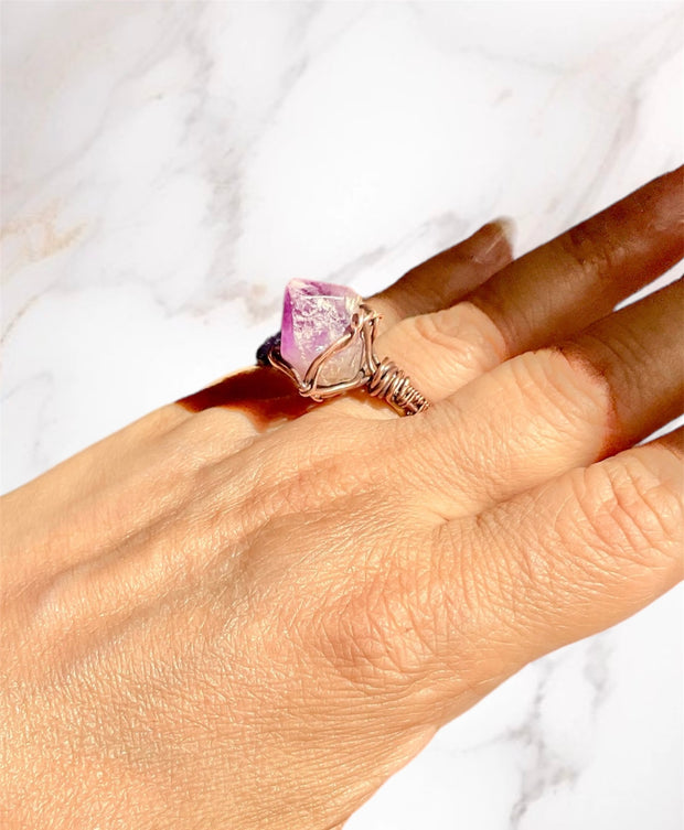 Amethyst Chunky Ring