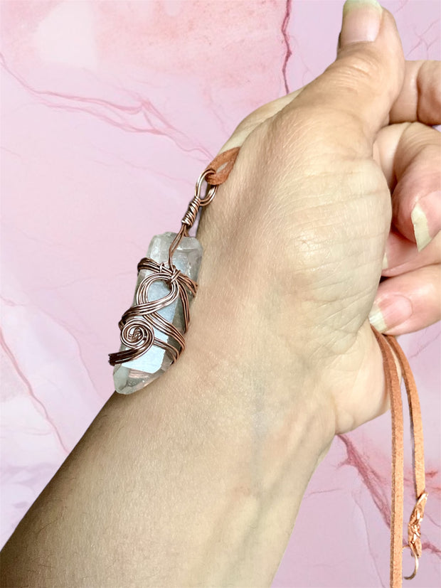 Clear Quartz Wire Wrapped Point