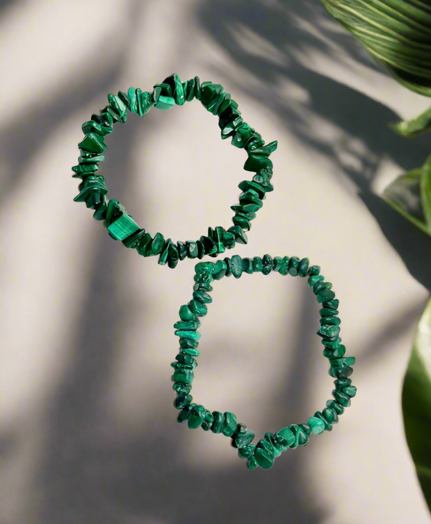 Malachite Chip Bracelet