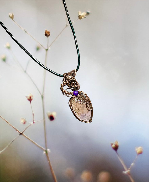 Ametrine Wire Wrapped Pendants