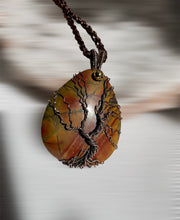 Cherry Creek Jasper Wire Wrapped Tree Of Life Pendant