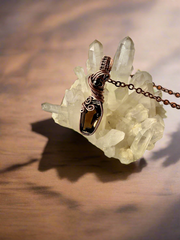 Smokey Quartz Wire Wrapped Pendant