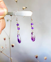 Amethyst Dangle Earrings