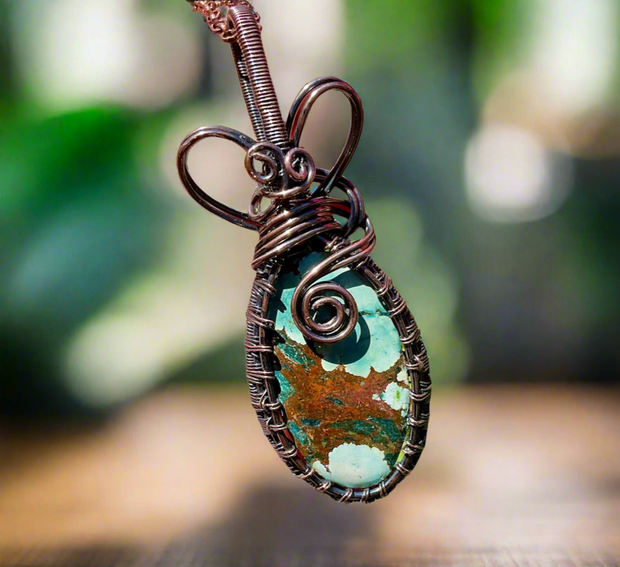 Magnesite Turquoise Pendant