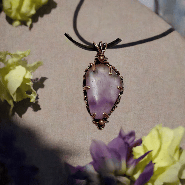 Lavender Amethyst Pendant