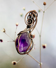 Amethyst Wire Wrapped Pendant