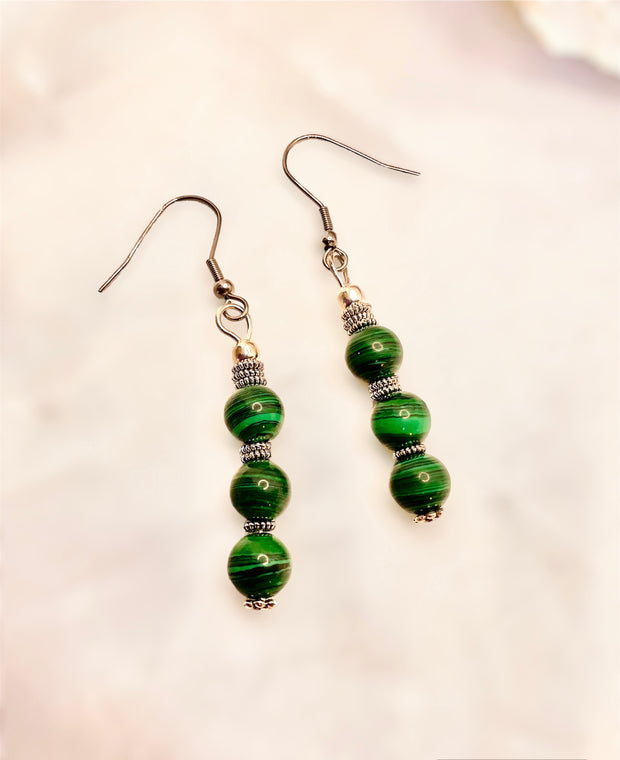 Malachite Handmade Earrings