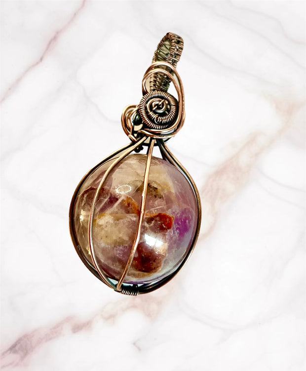 Amethyst Sphere Pendant