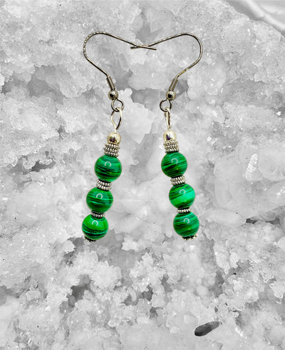 Malachite Handmade Earrings